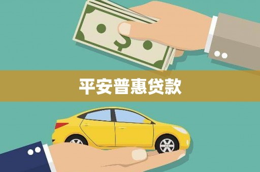 卑南平安普惠贷款