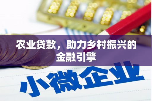 卑南农业贷款，助力乡村振兴的金融引擎
