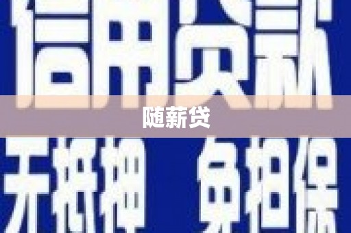 卑南随薪贷