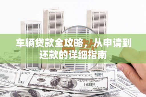卑南车辆贷款全攻略，从申请到还款的详细指南