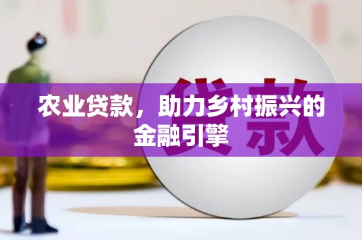 卑南农业贷款，助力乡村振兴的金融引擎