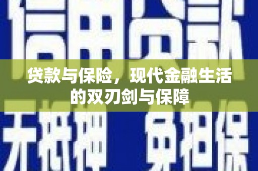 卑南贷款与保险，现代金融生活的双刃剑与保障