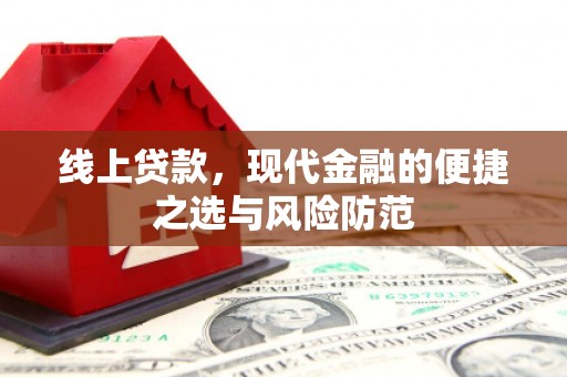 卑南线上贷款，现代金融的便捷之选与风险防范