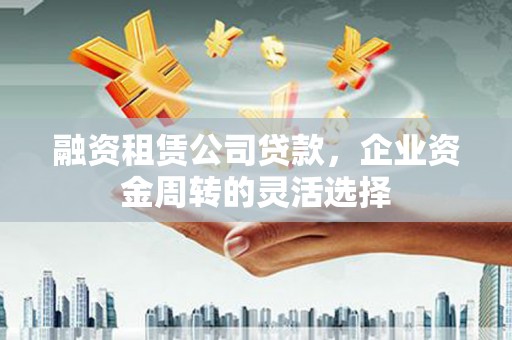 卑南融资租赁公司贷款，企业资金周转的灵活选择