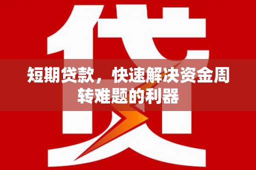 卑南短期贷款，快速解决资金周转难题的利器