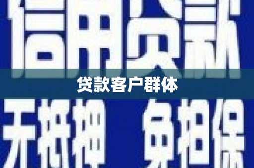 卑南贷款客户群体
