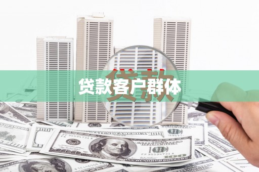 卑南贷款客户群体