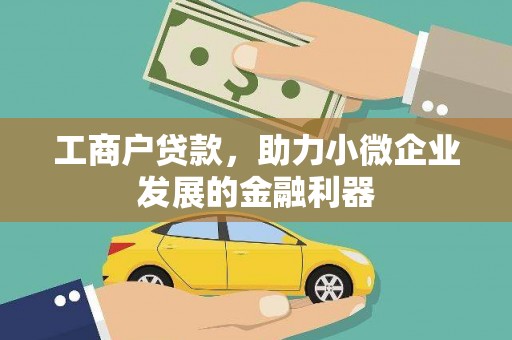 卑南工商户贷款，助力小微企业发展的金融利器