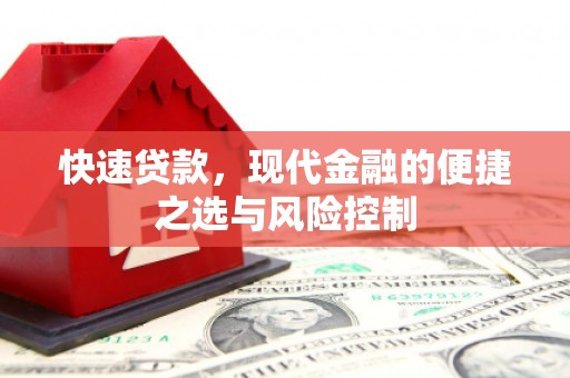 卑南快速贷款，现代金融的便捷之选与风险控制