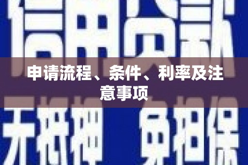 卑南申请流程、条件、利率及注意事项
