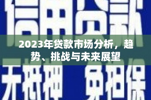 卑南2023年贷款市场分析，趋势、挑战与未来展望