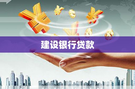 卑南建设银行贷款