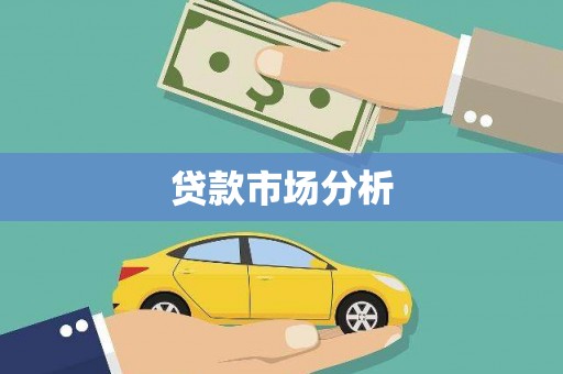卑南贷款市场分析