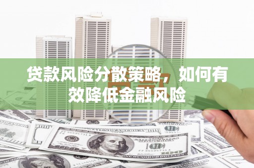 卑南贷款风险分散策略，如何有效降低金融风险