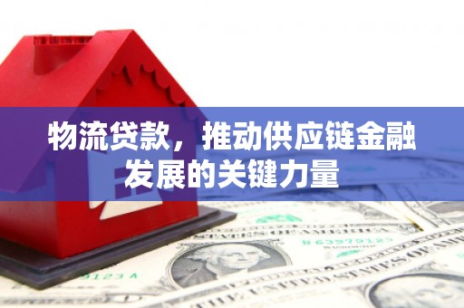 卑南物流贷款，推动供应链金融发展的关键力量