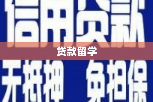 卑南贷款留学