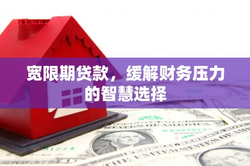 卑南宽限期贷款，缓解财务压力的智慧选择