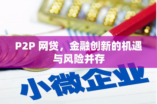 卑南P2P 网贷，金融创新的机遇与风险并存