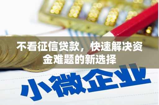 卑南不看征信贷款，快速解决资金难题的新选择