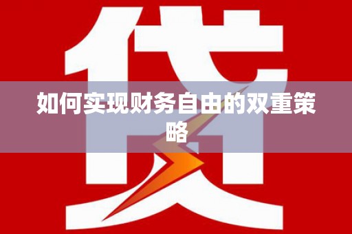 卑南如何实现财务自由的双重策略