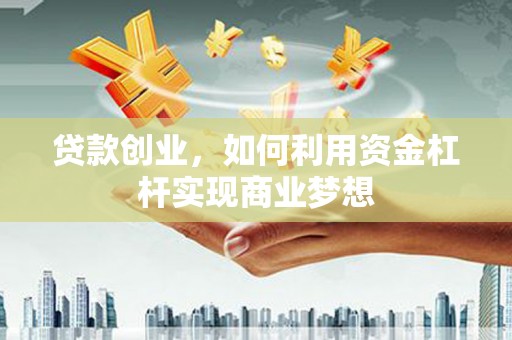 卑南贷款创业，如何利用资金杠杆实现商业梦想
