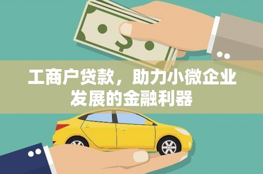 卑南工商户贷款，助力小微企业发展的金融利器