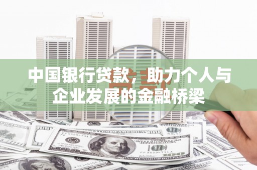 卑南中国银行贷款，助力个人与企业发展的金融桥梁