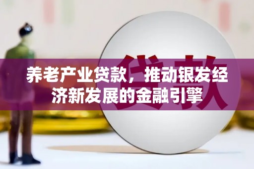 卑南养老产业贷款，推动银发经济新发展的金融引擎