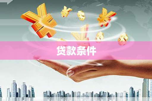卑南贷款条件