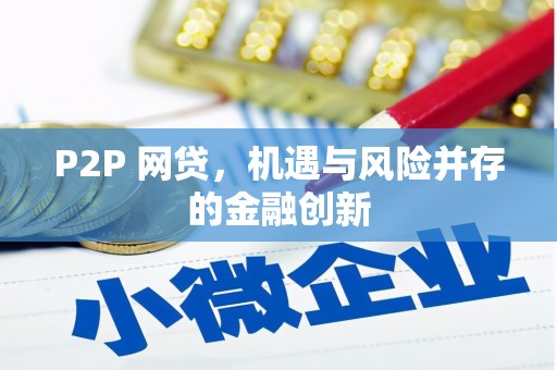 卑南P2P 网贷，机遇与风险并存的金融创新