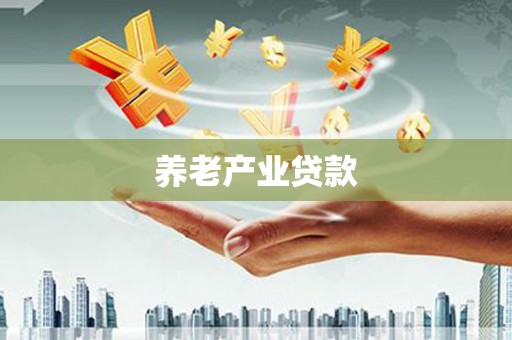 卑南养老产业贷款