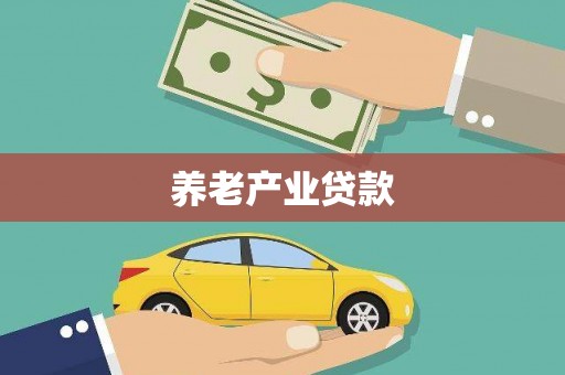卑南养老产业贷款