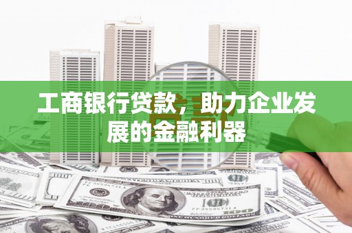 卑南工商银行贷款，助力企业发展的金融利器