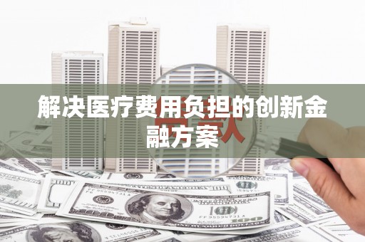卑南解决医疗费用负担的创新金融方案