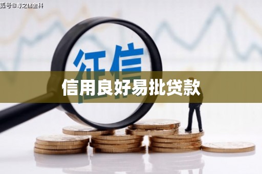 卑南信用良好易批贷款