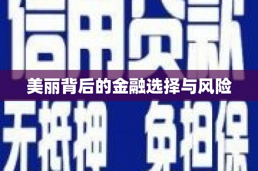 卑南美丽背后的金融选择与风险