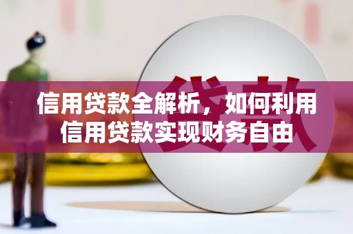 卑南信用贷款全解析，如何利用信用贷款实现财务自由