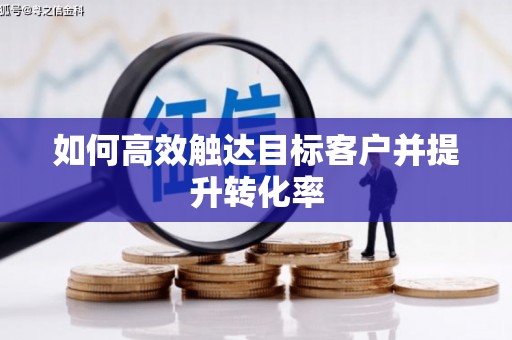 卑南如何高效触达目标客户并提升转化率
