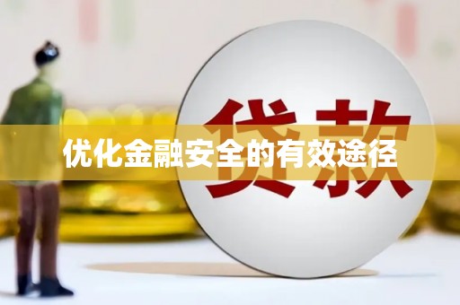 卑南优化金融安全的有效途径
