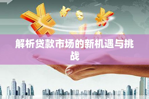 卑南解析贷款市场的新机遇与挑战